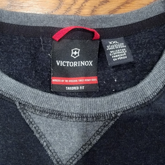 Victorinox by Swiss Army Crew Neck Pullover Sweatshirt Tailored Fit Sz XXL - Picture 2 of 7